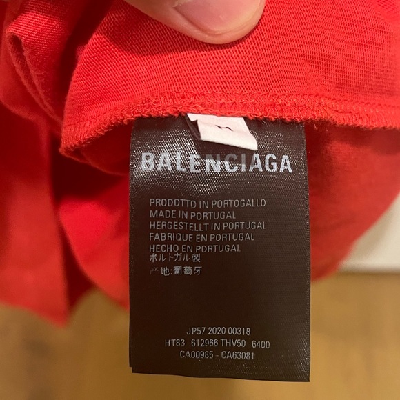 Balenciaga T shirt Medium M shoulder Tag - Picture 4 of 5